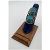 Image 1 : Zuni Sterling Silver Turquoise Ring