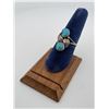 Image 1 : Zuni Sterling Silver Turquoise Ring