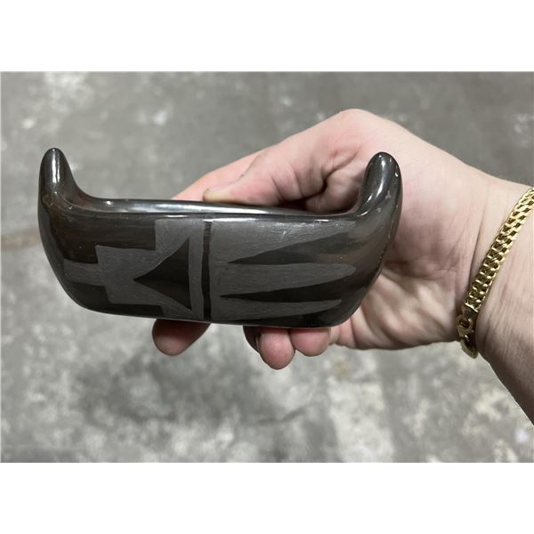Gregorita Chavarria Santa Clara Pueblo Canoe Pot