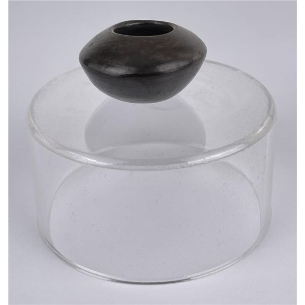 Miniature Black Santa Clara Pueblo Vase