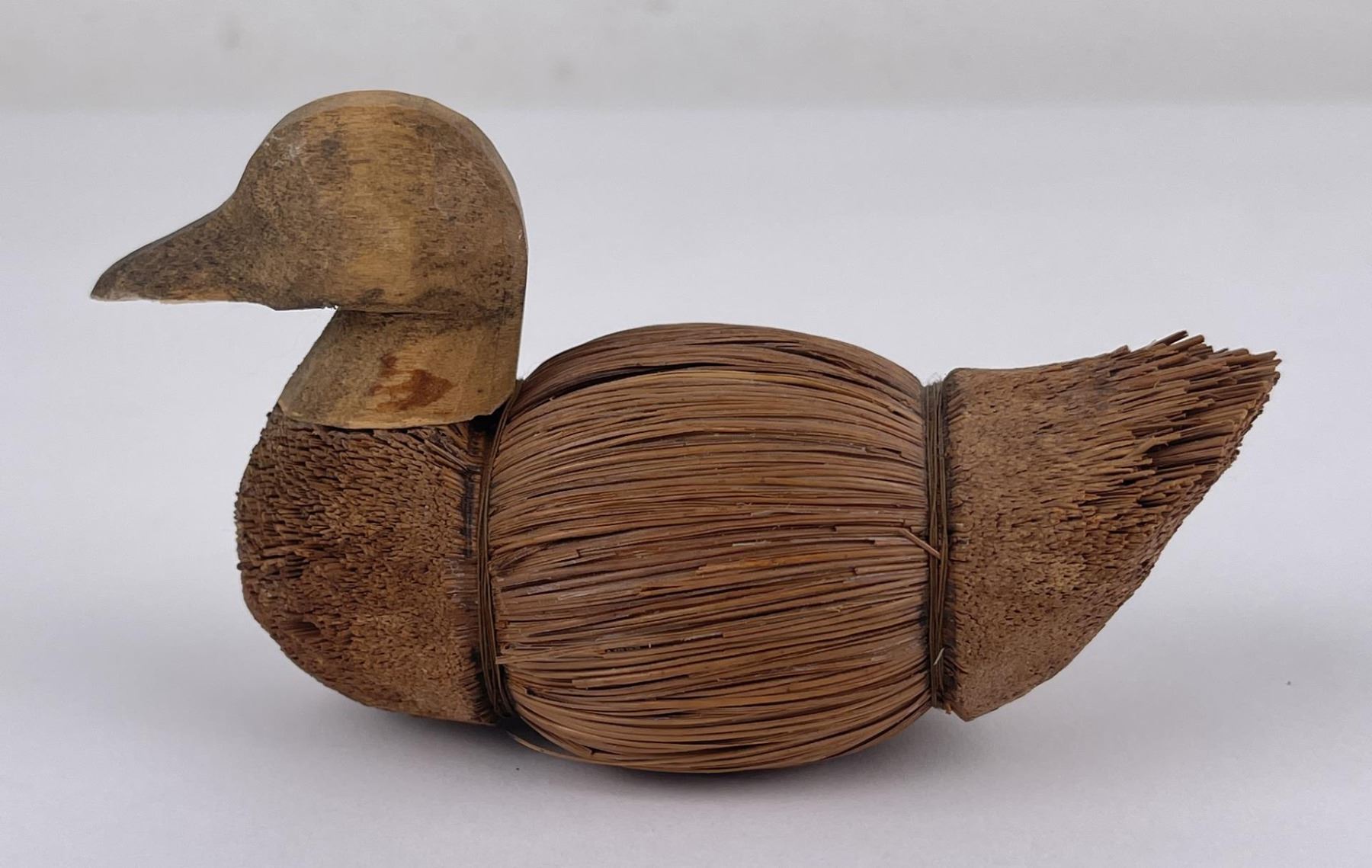 Native American Indian Broom Duck Decoy