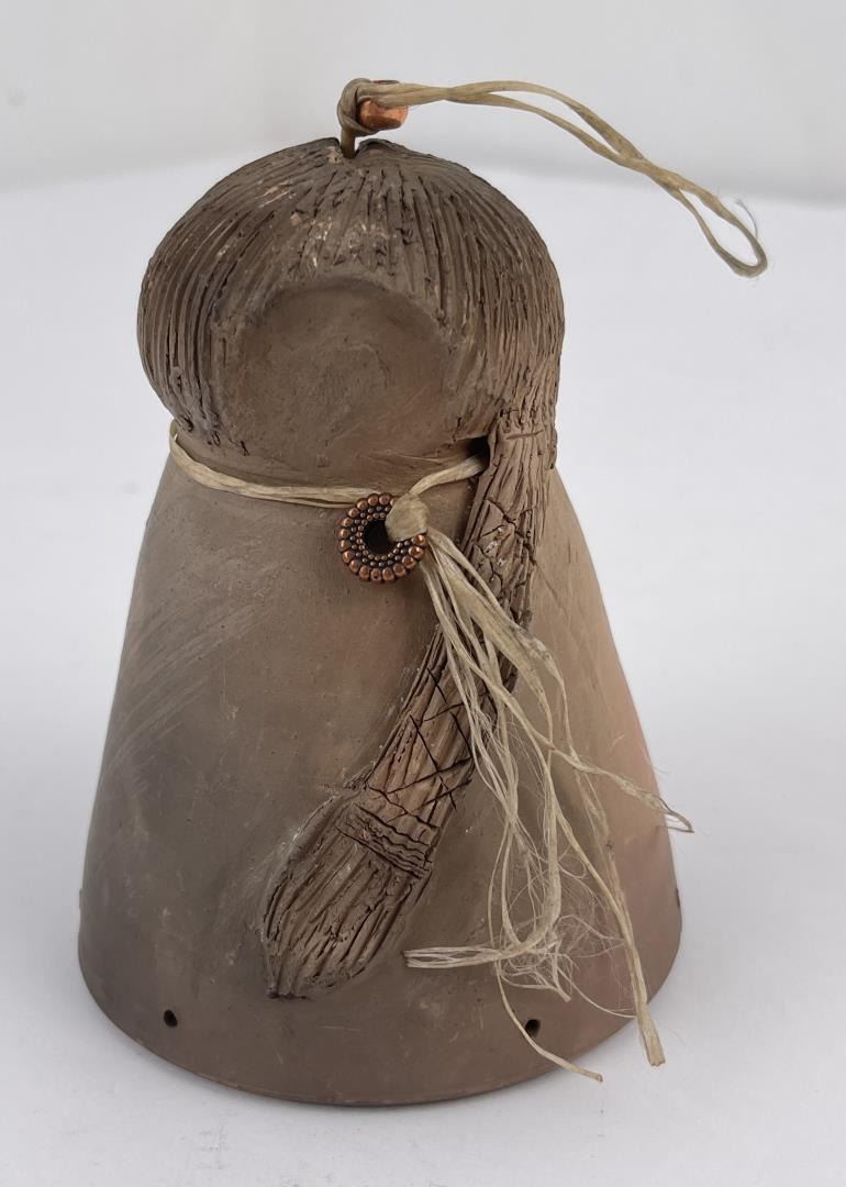 Navajo Native American Indian Pottery Bell
