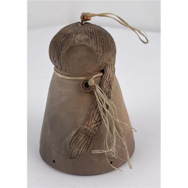 Navajo Native American Indian Pottery Bell