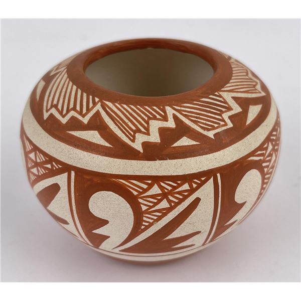 Jemez Pueblo Indian Pottery Bowl Vase Pot