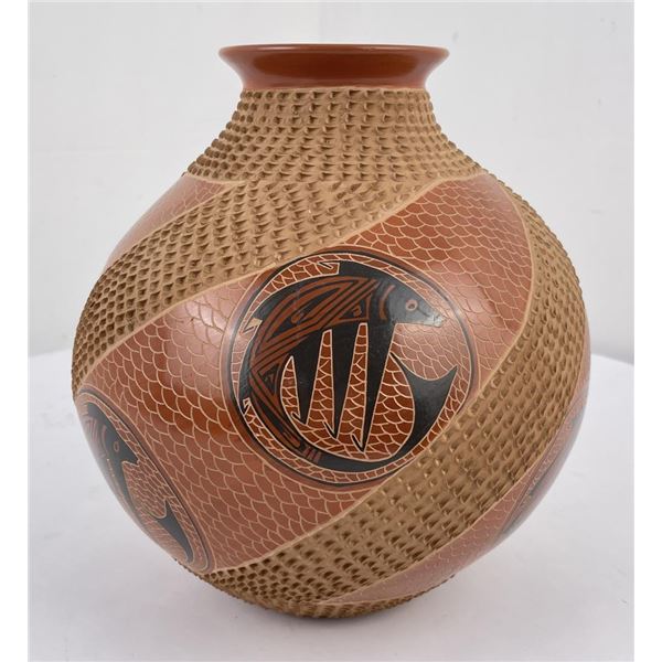 Mata Ortiz Pottery Vase Pot Alex Soto