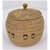 Image 1 : Alaskan Inuit Eskimo Lidded Basket