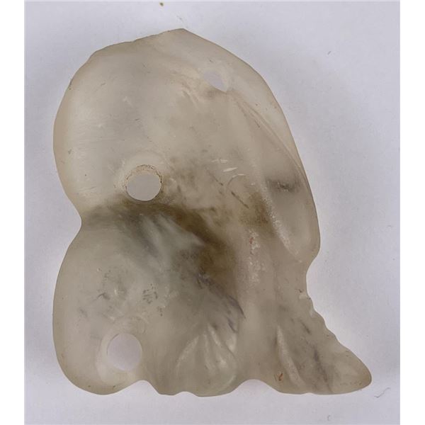 Antique Stone Indian Gorget Pendant