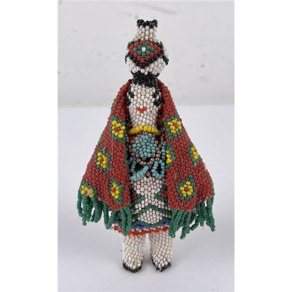 Zuni Native American Indian Beaded Doll