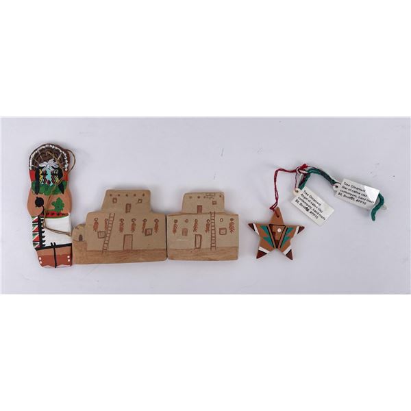 Hopi Indian Kachina Christmas Ornaments