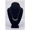 Image 1 : Navajo Sterling Turquoise Roadrunner Necklace