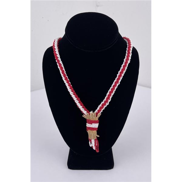 Native American Indian Beaded Necklace Apache