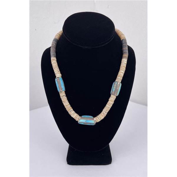 Zuni Heishi Turquoise Necklace