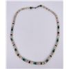 Image 2 : Zuni Heishi Turquoise and Shell Necklace