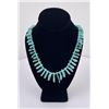 Navajo Turquoise Heishi Tab Necklace