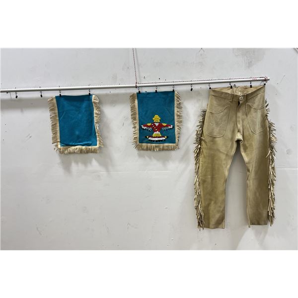 Group of Native American Indian Fringed Regalia