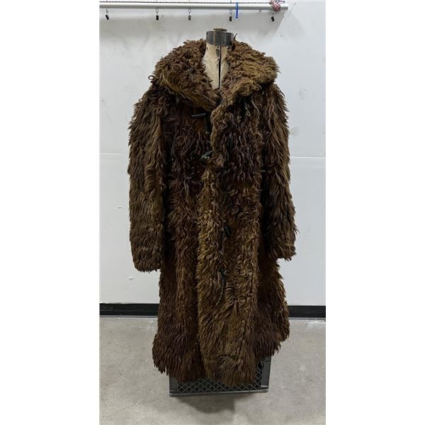 Antique Montana Frontier Buffalo Hide Jacket