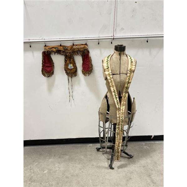 Group of Native American Indian Beaded Regalia