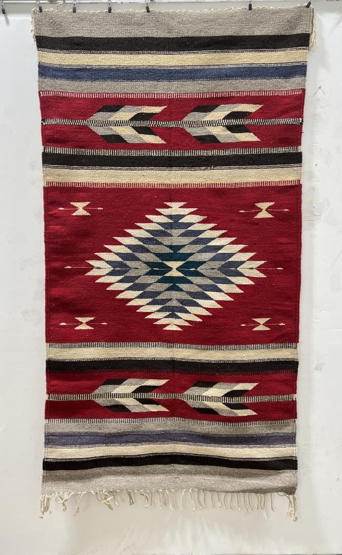 Chimayo Indian Serape Rug Blanket