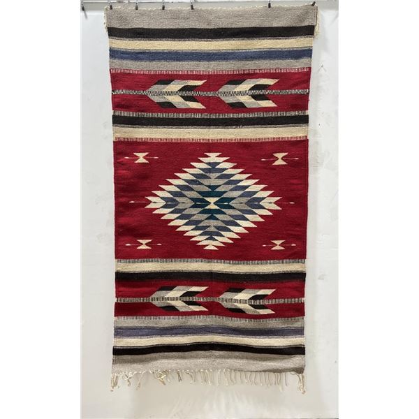 Chimayo Indian Serape Rug Blanket
