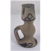 Image 1 : Tesuque Pueblo Indian Pottery Candlestick