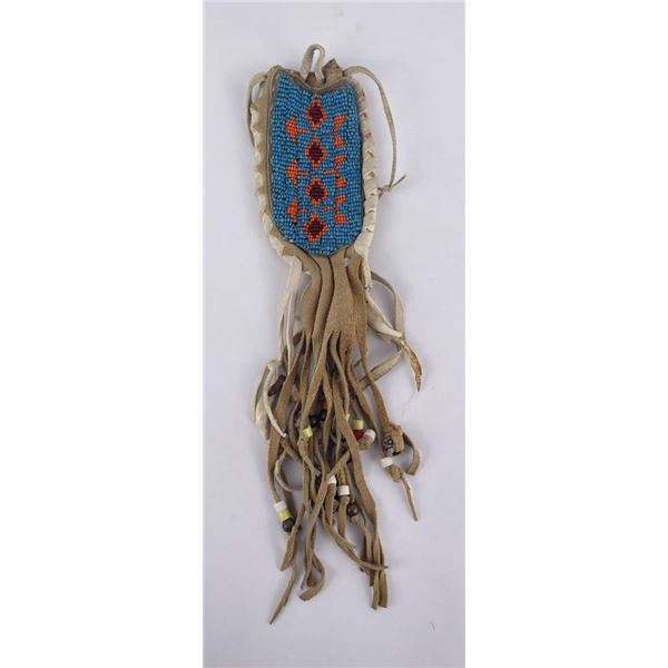 Plains Native American Indian Beaded Hair Ornament
