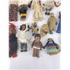 Image 5 : Collection of Native American Indian Dolls