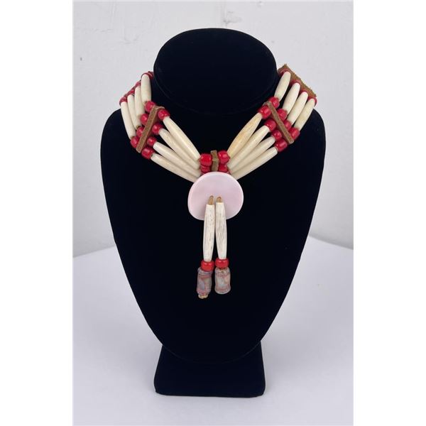 Native American Indian Bone Choker