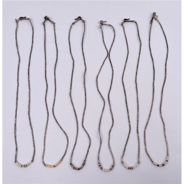 Collection of Liquid Silver Navajo Necklaces