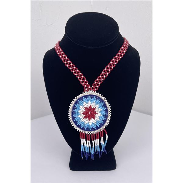 Native American Indian Beaded Necklace