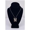 Image 1 : Zuni Sterling Silver Butterfly Necklace