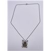Image 2 : Zuni Sterling Silver Butterfly Necklace