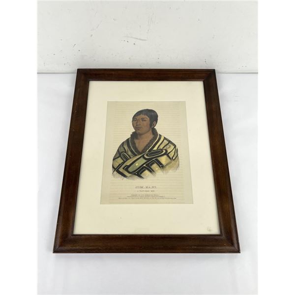 Stum Ma Nu A Flathead Boy Print FW Greenough