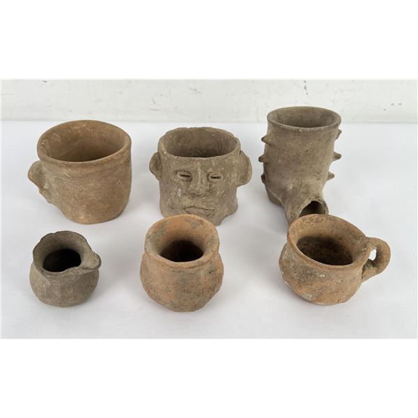 Ancient Pre Columbian Pottery Objects
