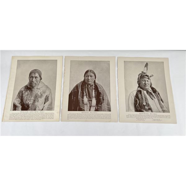 Group of Native American Indian Prints