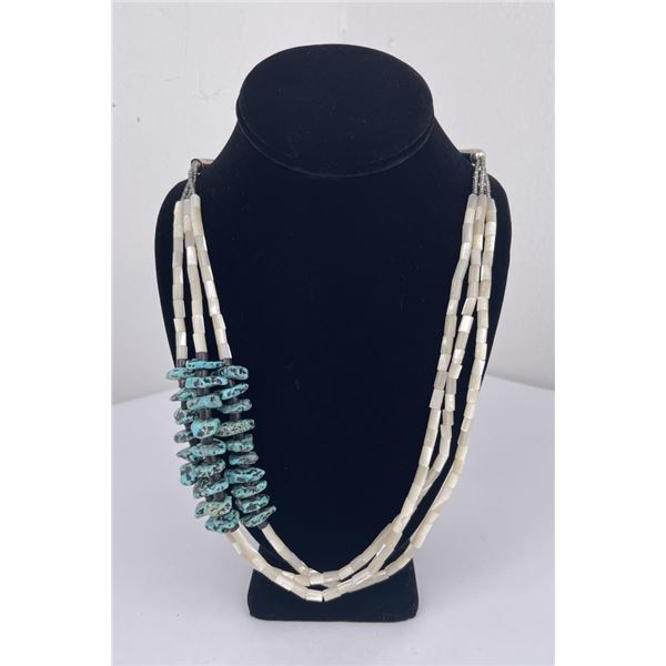 Navajo Turquoise Trade Bead Necklace