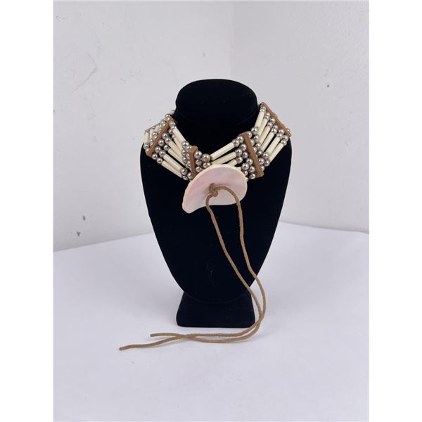 Plains Native American Indian Bone Choker
