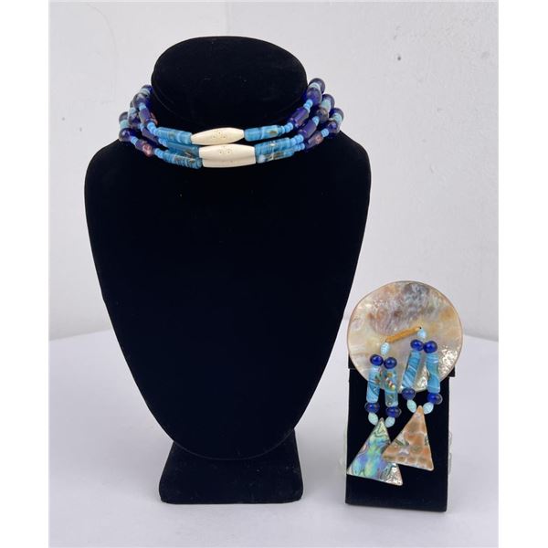 Plateau Native American Indian Jewelry Suite