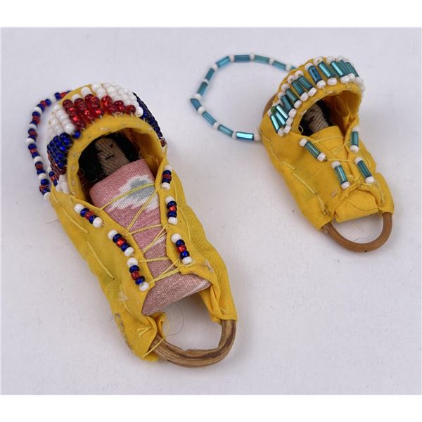 Miniature Native American Indian Cradleboards