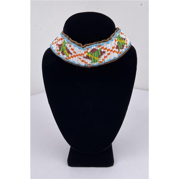 Native American Indian Beaded Choker Necklace