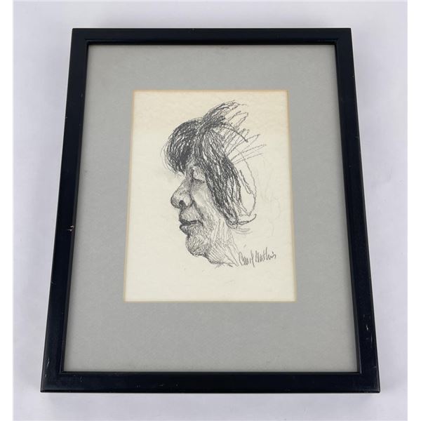 Native American Indian Pencil Drawing