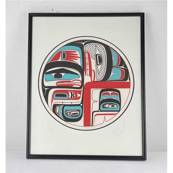 Reg Davidson Classical Dilemma Haida Indian Print