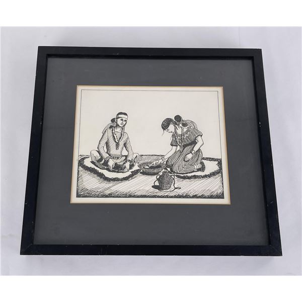 Andy Van (Andrew) Tsinajinnie Drawing