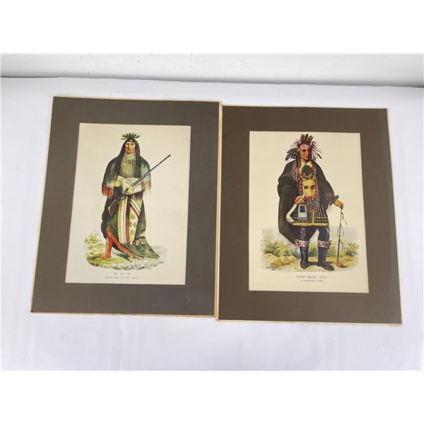 Pair of Native American Indian Prints