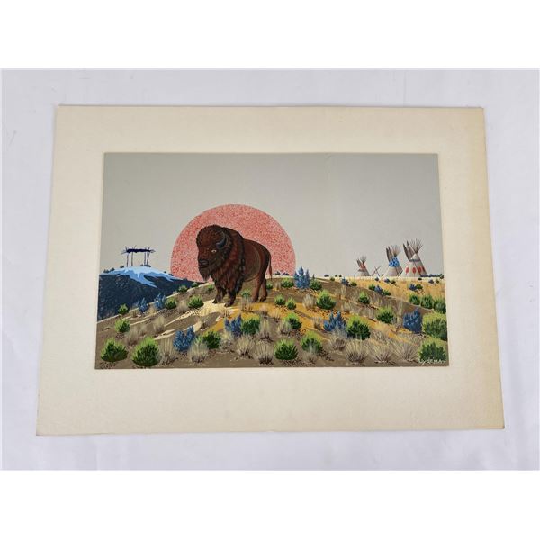 Bert (Uytima/Uydema) Preston Buffalo Painting