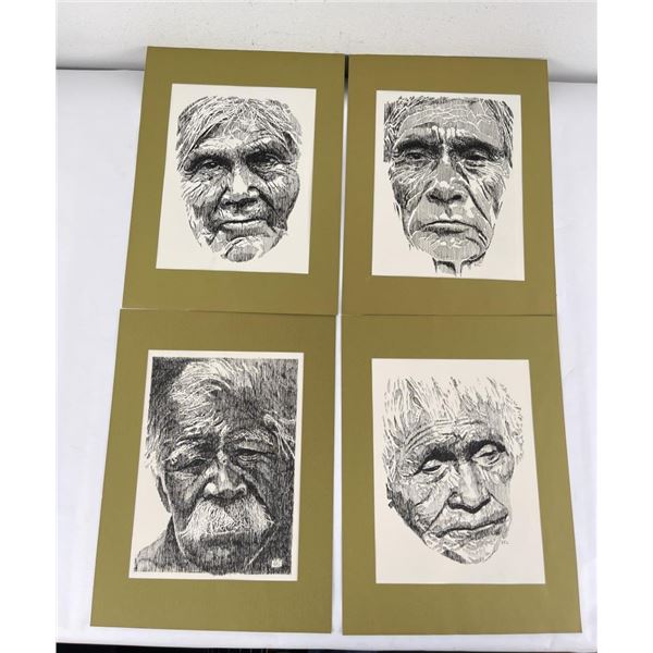 Group of Native American Indian Prints