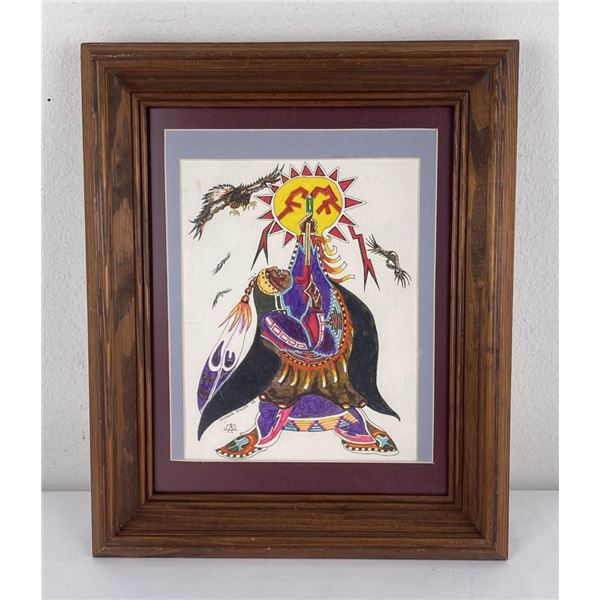 Thomas Simms Watercolor Painting