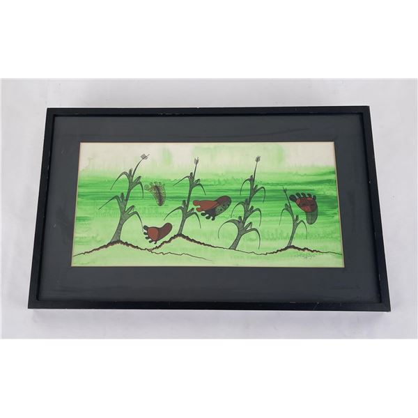 Charles Lovato Native American Indian Painting