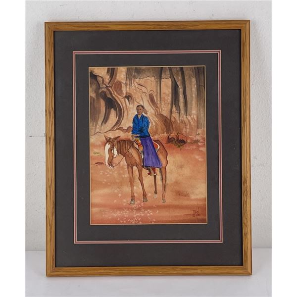 Kenneth White II Navajo Indian Painting