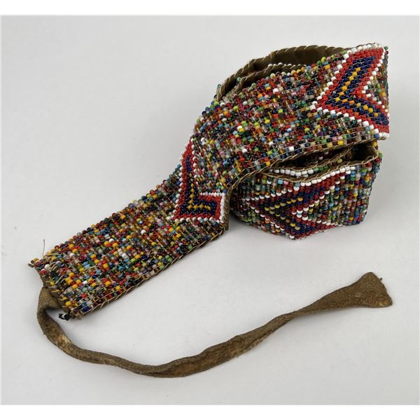 Native American Indian Beaded Belt