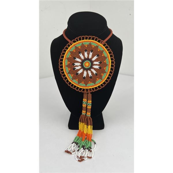 Native American Indian Beaded Necklace